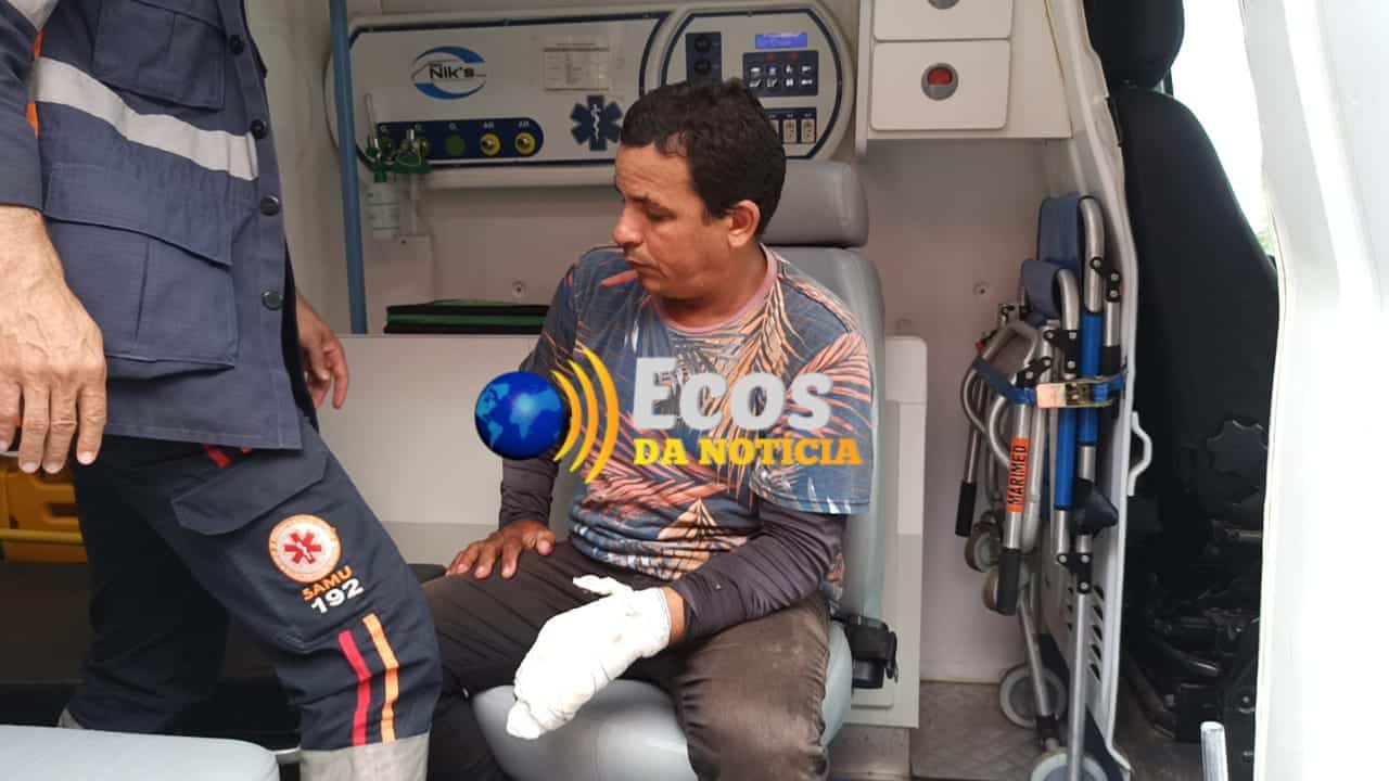 Homem é ferido a golpes de terçado no bairro Floresta Sul