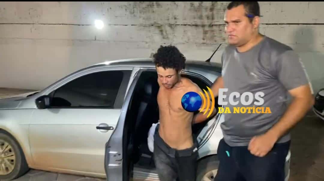 Em ação conjunta entre a Polícia Cívil e Militar, prende  suspeito de homicídio no Bairro Belo Jardim