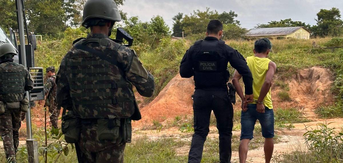 Traficante é preso em Rodrigues Alves, em operação entre Polícia Civil e Exército