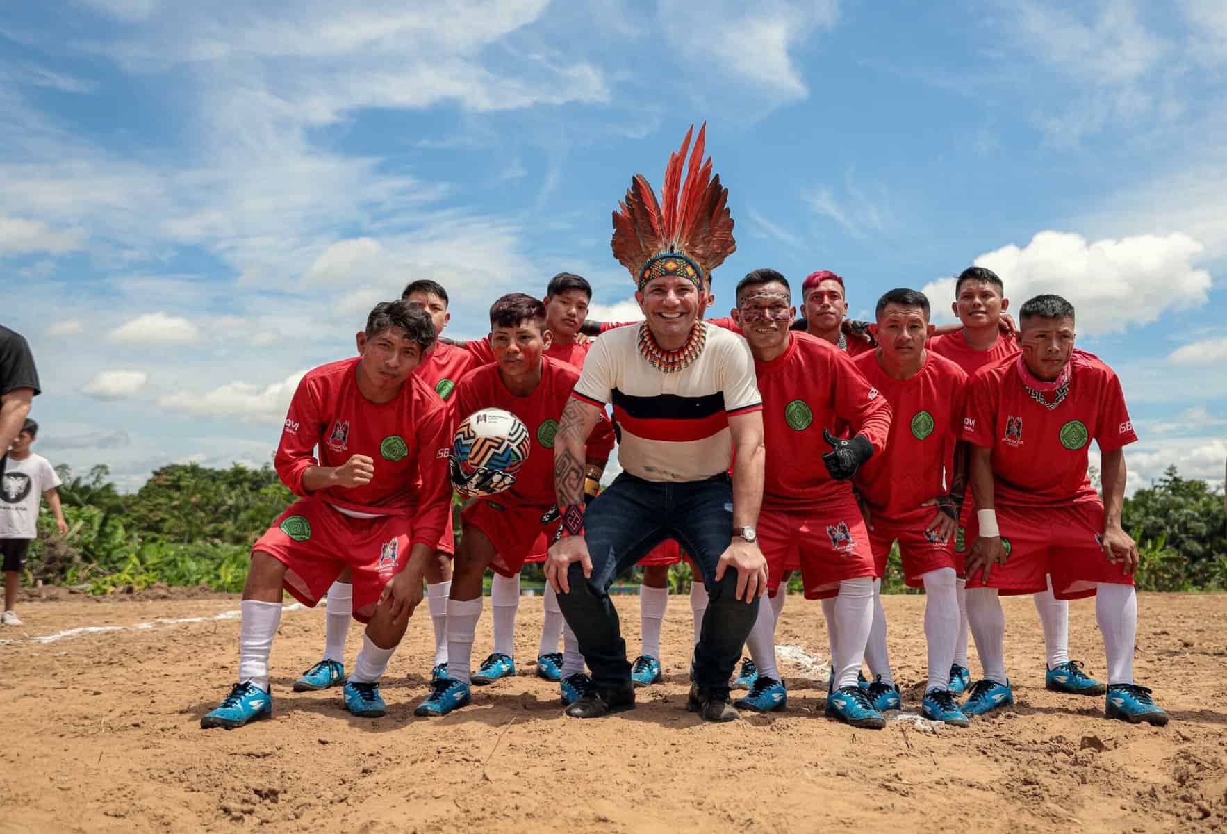 Com a presença do governador Gladson Cameli, Acre faz história ao ser o primeiro a receber Liga Indígena que será divulgada em mais 170 países