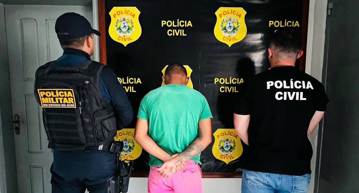 Membro de organização criminosa é preso em Marechal Thaumaturgo pelas Polícias Civil e Militar