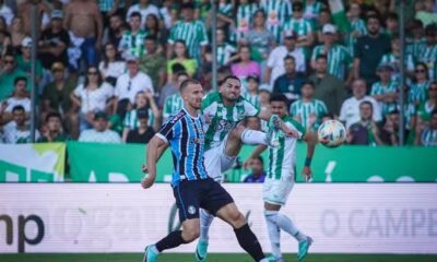 WhatsApp Image 2024-03-30 at 8.05.59 PM Rodrigo Ely e Gilberto em Juventude x Grêmio (Foto: Fernando Alves / E.C.Juventude)