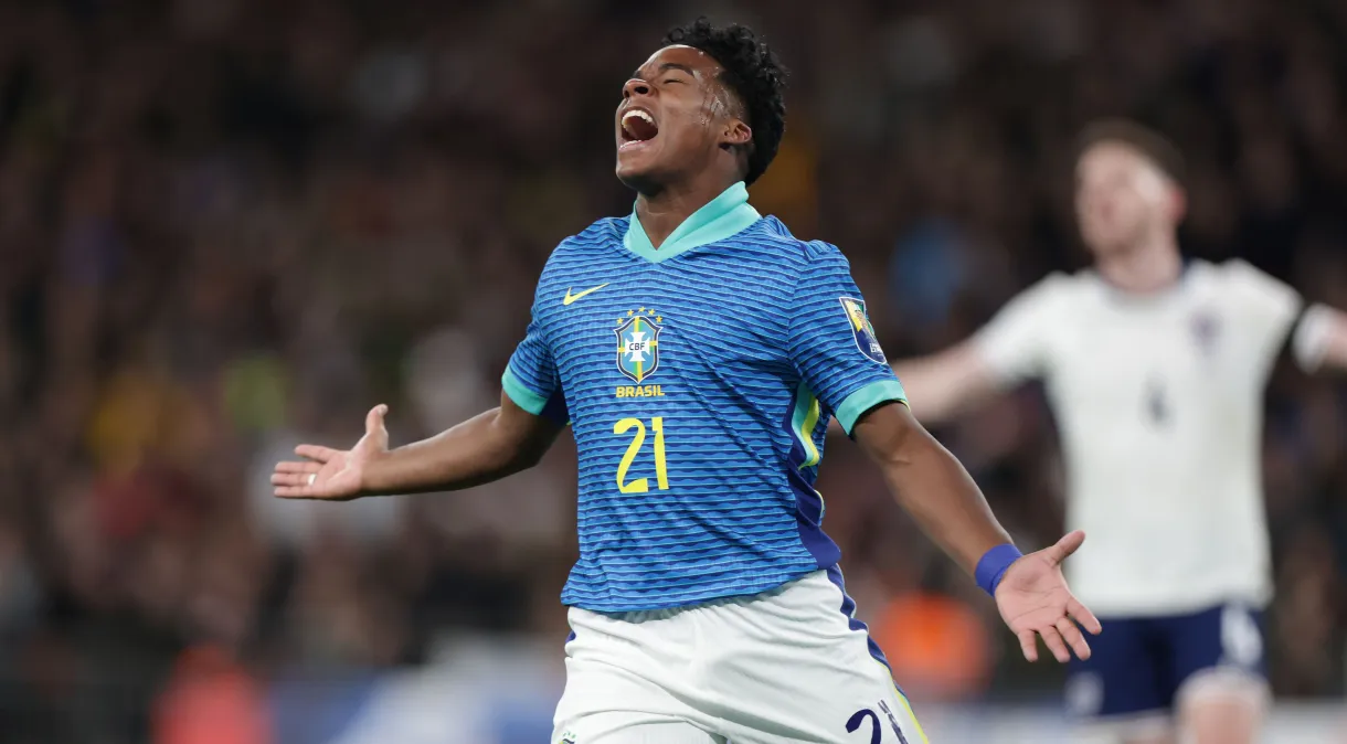 Endrick marca e Brasil vence Inglaterra na estreia de Dorival Jr.