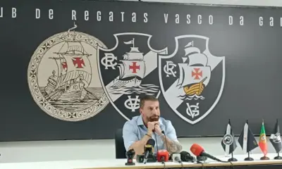 pedrinho-vasco Pedrinho em entrevista coletiva nesta quarta-feira (27), em São Januário
Guilherme Abrahão/Itatiaia