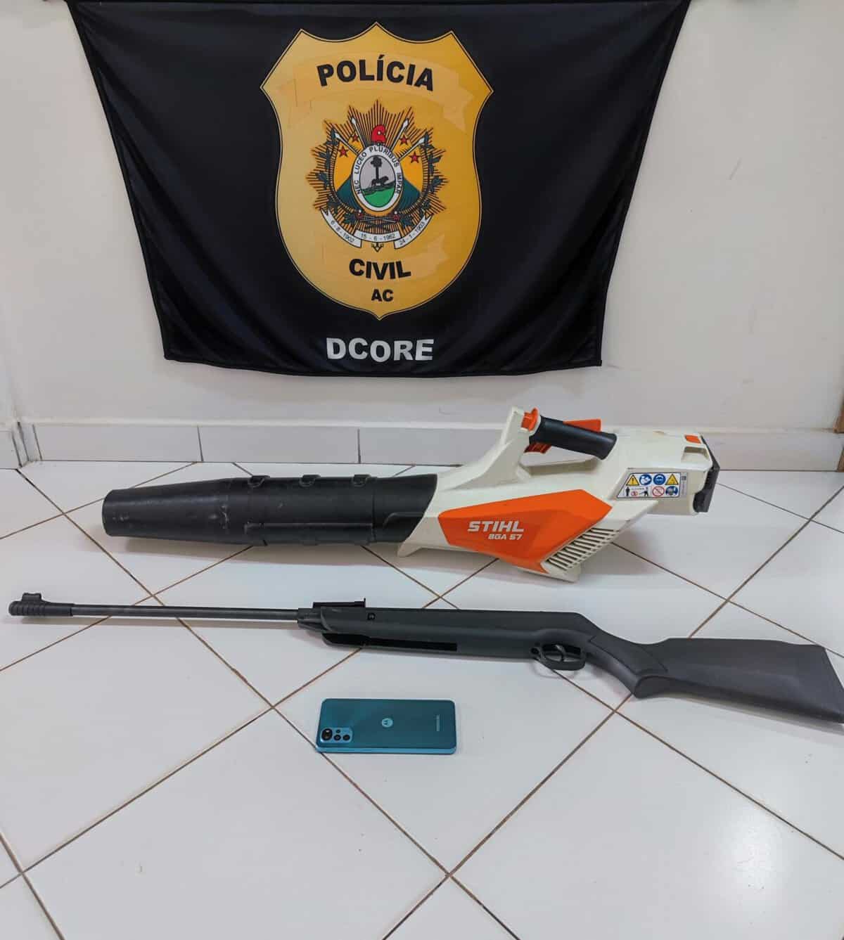 Polícia Civil recupera bens subtraídos de roubo com reféns em Rio Branco