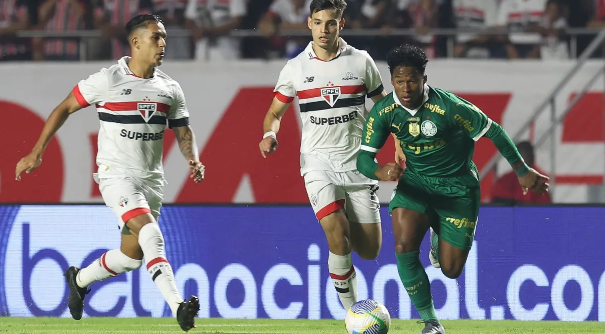 São Paulo e Palmeiras fazem clássico truncado e ficam no empate pela Série A