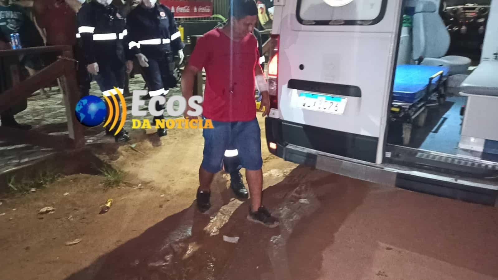 Bebedeira entre amigos termina  com um ferido a golpes de faca em Rio Branco