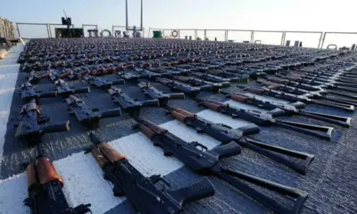 ARMAS-IRA-UCRANIA Armas do Irã apreendidas pelos EUA foram enviadas como ajuda à Ucrânia
Comando Central dos EUA/X