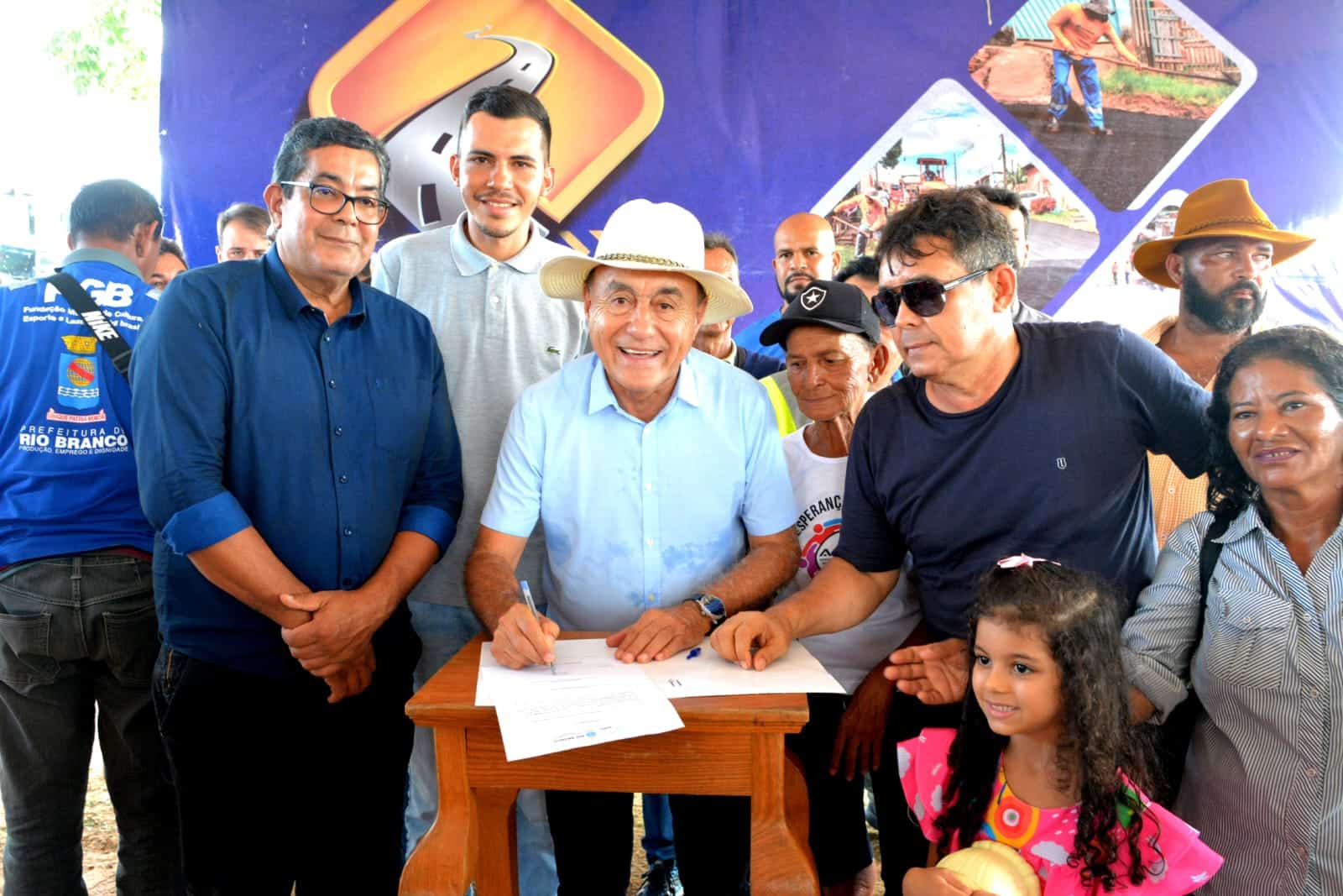 Regional da Floresta já tem ordem de serviço assinada para início do Asfalta Rio Branco