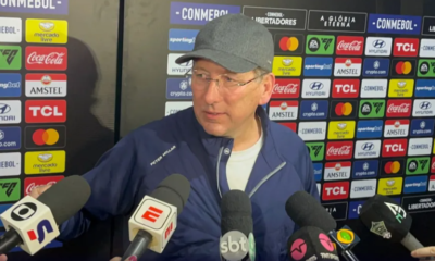 John-Textor-proprietario-da-SAF-do-Botafogo-em-entrevista-no-Estadio-Nilton-Santos John Textor, proprietário da SAF do Botafogo, em entrevista no Estádio Nilton Santos
Matheus Dantas / Itatiaia