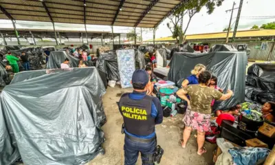 Foto: abrigo no Parque de Exposições Wildy Viana I Whidy Melo/ac24horas
