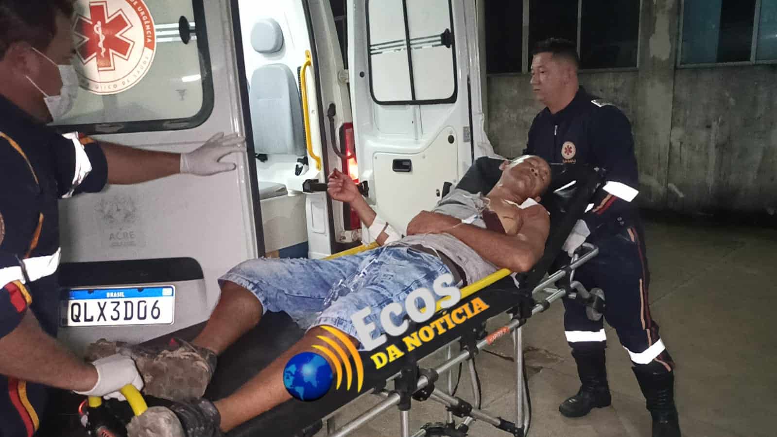 Bebedeira entre “amigos” termina com um ferido de faca no Centro de Rio Branco