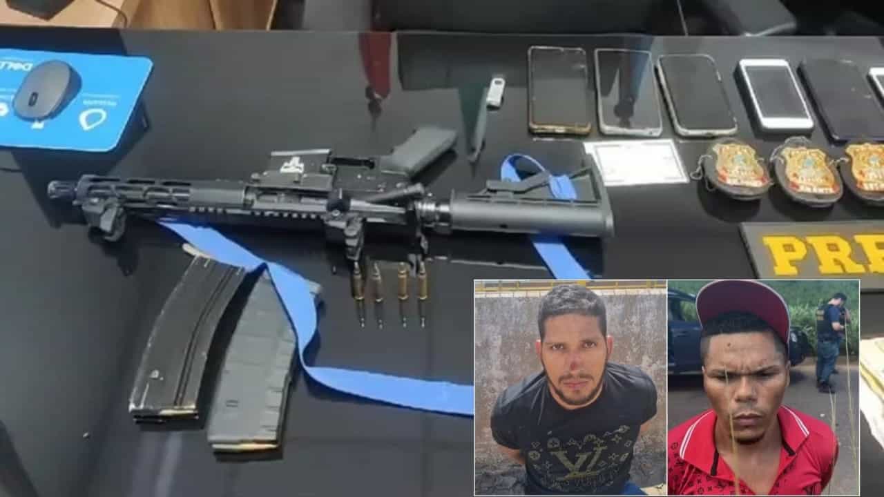Fugitivos estavam armados e com quatro “seguranças” no momento da prisão