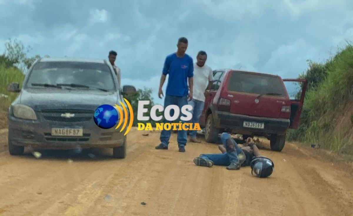 Homem fica gravemente ferido em colisão no ramal do Ouro
