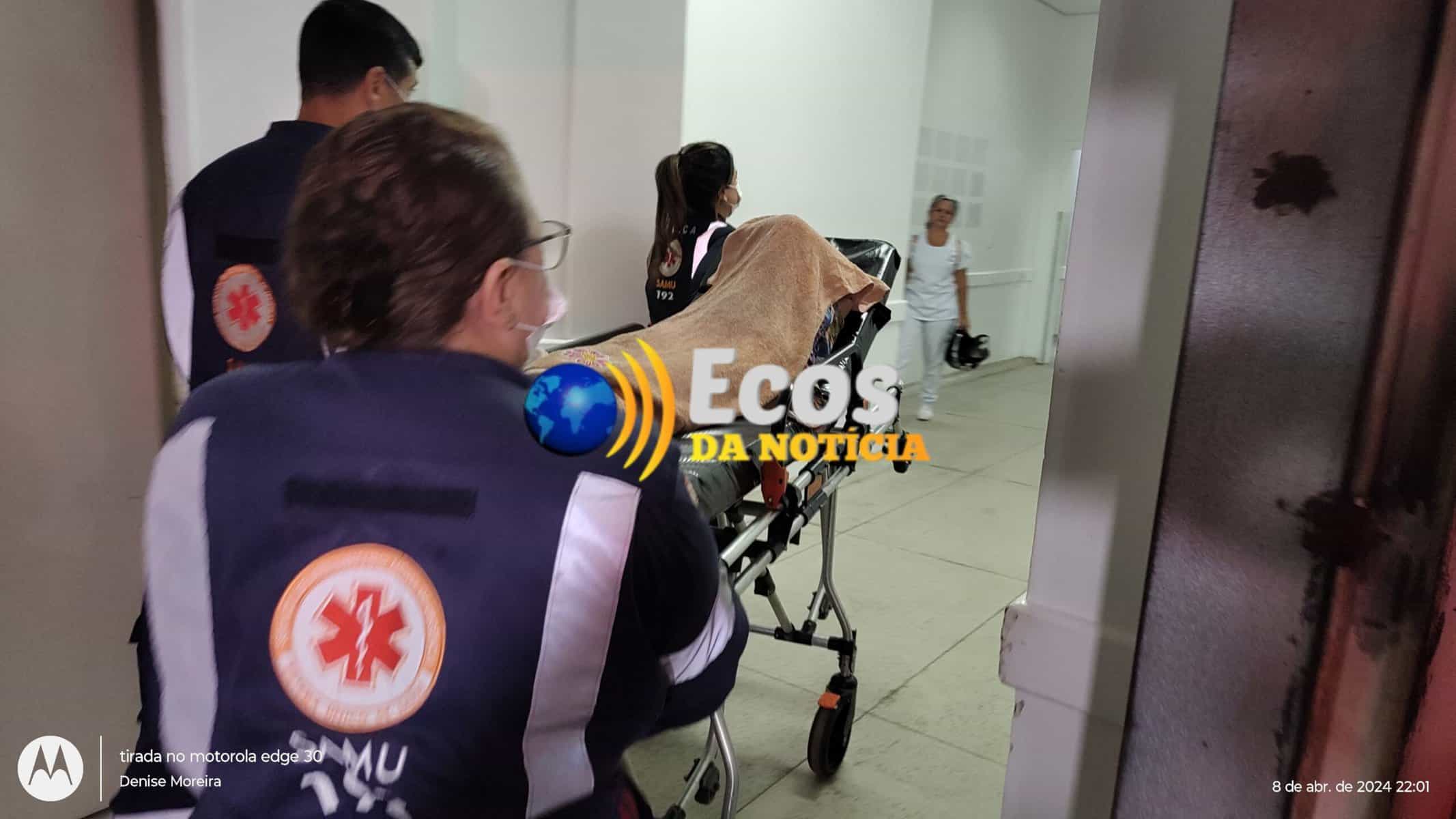 Moradora em situação de rua é ferida com facada durante bebedeira