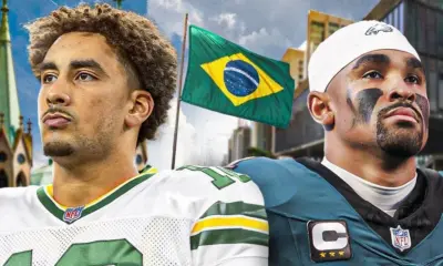 Packers e Eagles se enfrentarão na Neo Química Arena, em setembro
Divulgação/NFL Brasil
