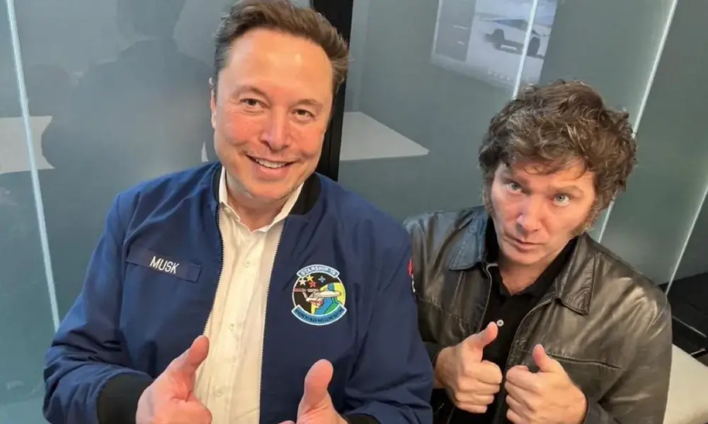 presidente da argentina javier milei se encontra com bilionario elon musk nos eua presidente da argentina javier milei se encontra com bilionario elon musk nos eua