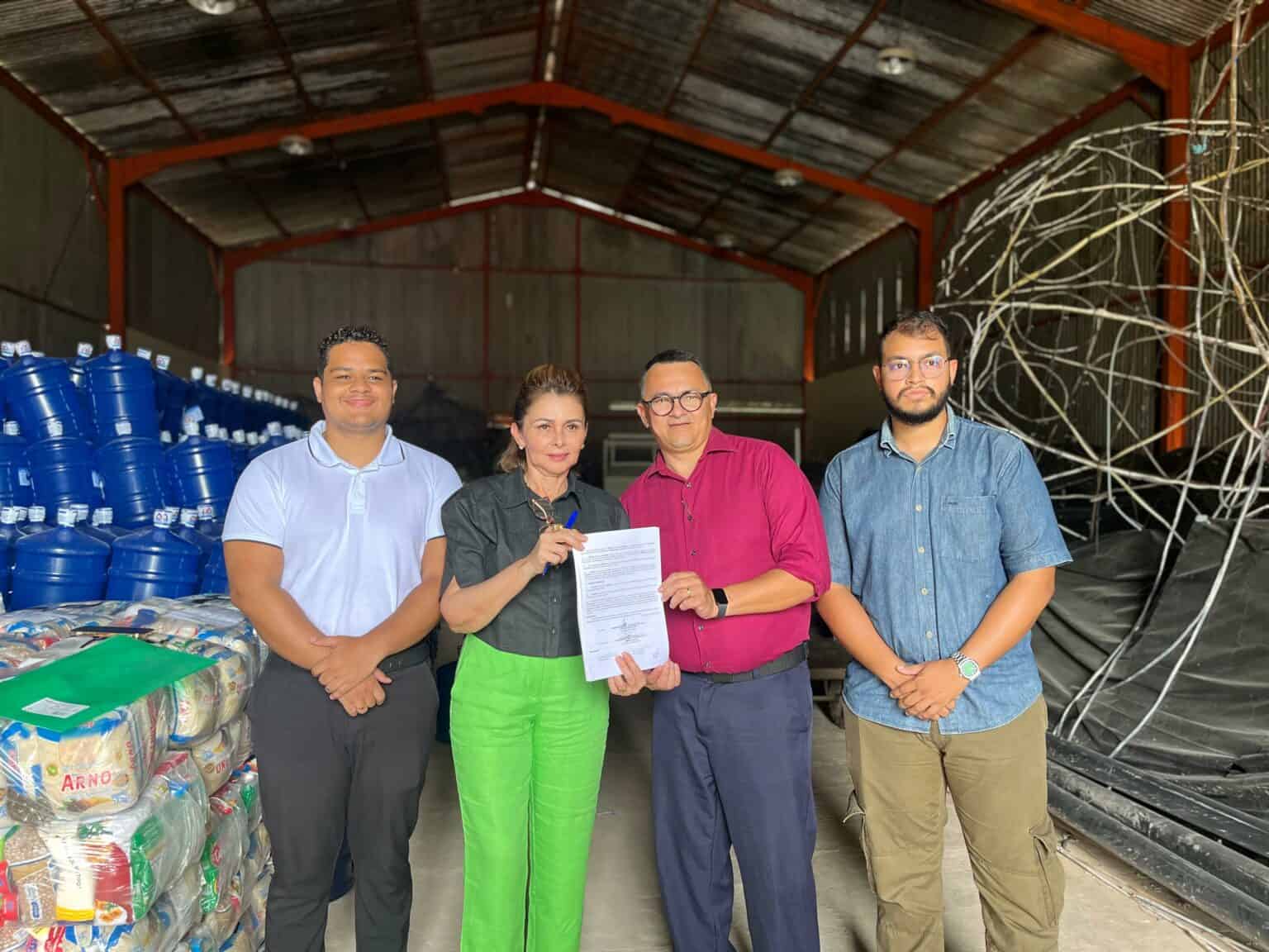 Governo do Acre recebe 5 mil cestas básicas para serem distribuídas às famílias atingidas pela enchente