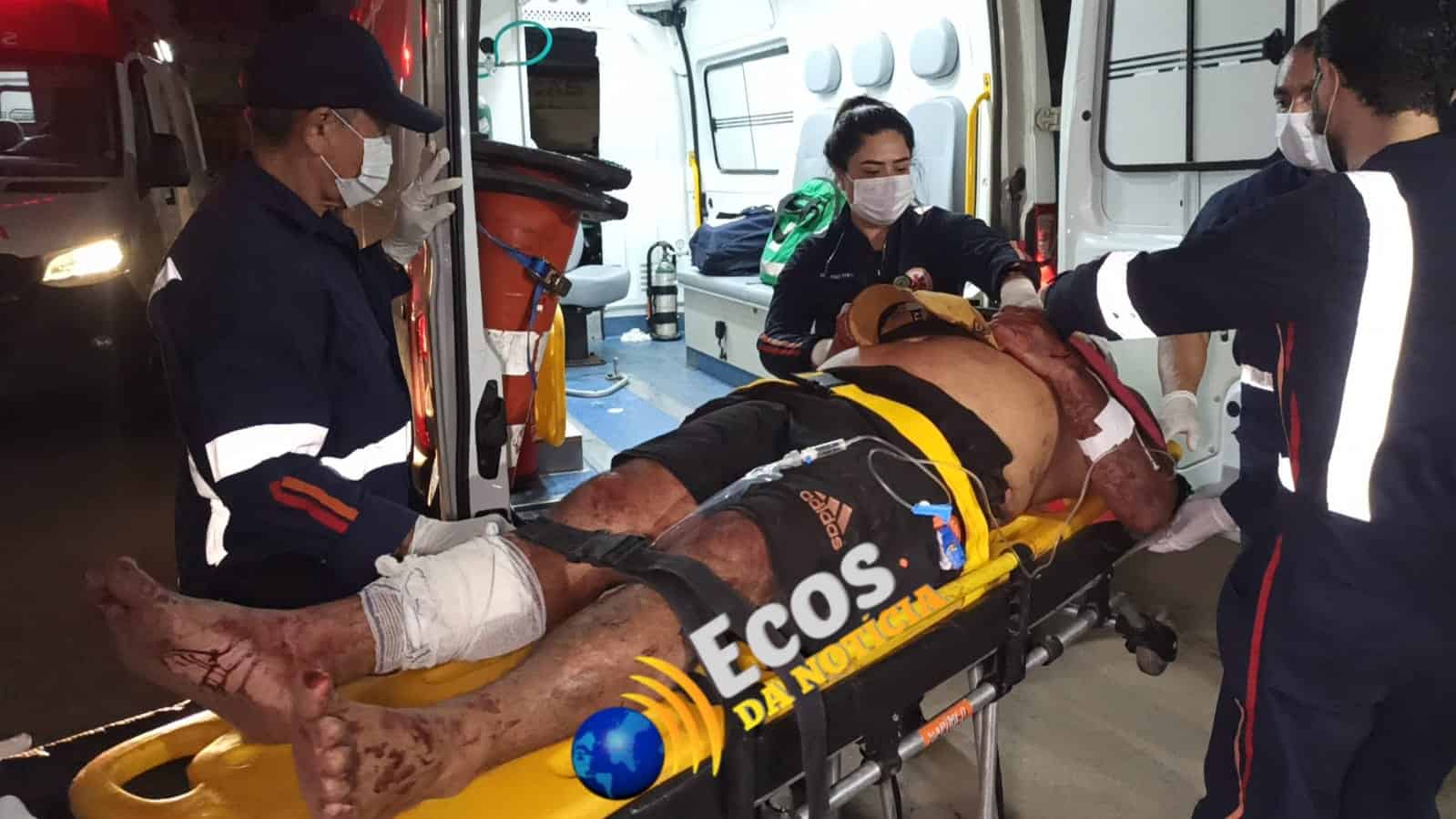 Colisão entre moto e carro deixa motociclista ferido no 2° Distrito de Rio Branco