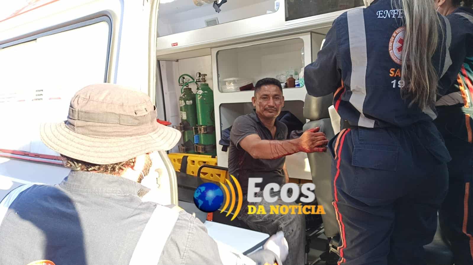 Bebedeira e discussão entre ‘amigos’ termina com um ferido a golpe de faca