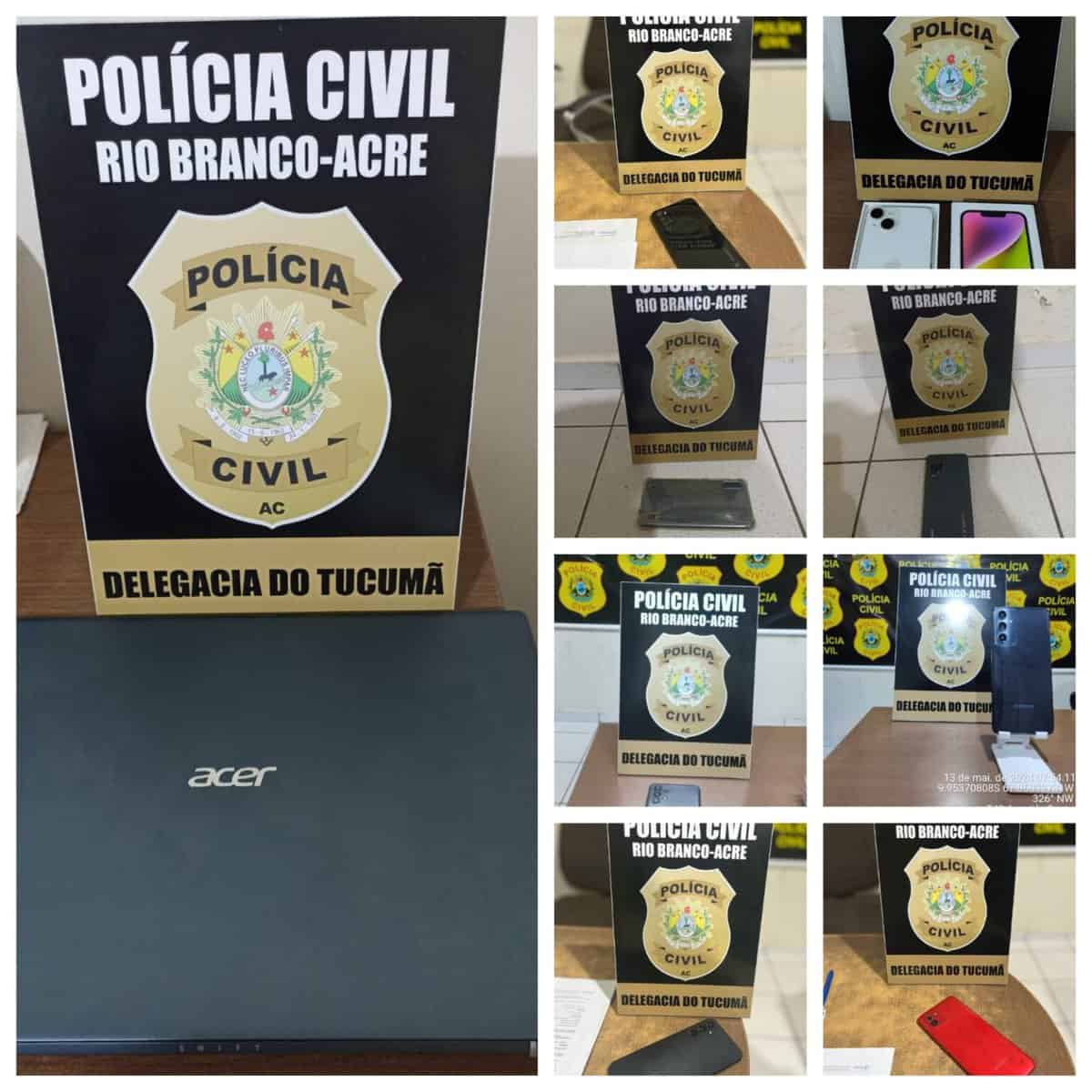 Polícia Civil recupera R$ 33 Mil em objetos roubados em Rio Branco
