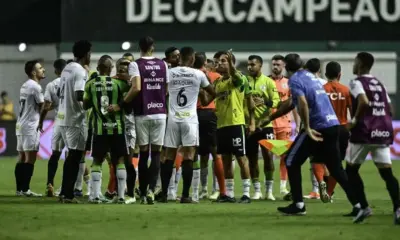 confusao america x santos confusao america x santos