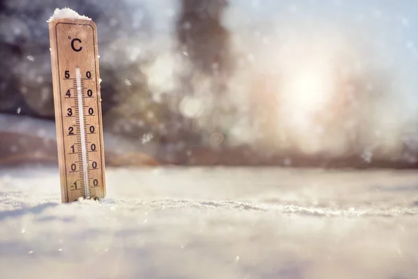 depositphotos 179289734 stock photo thermometer snow sub zero temperature