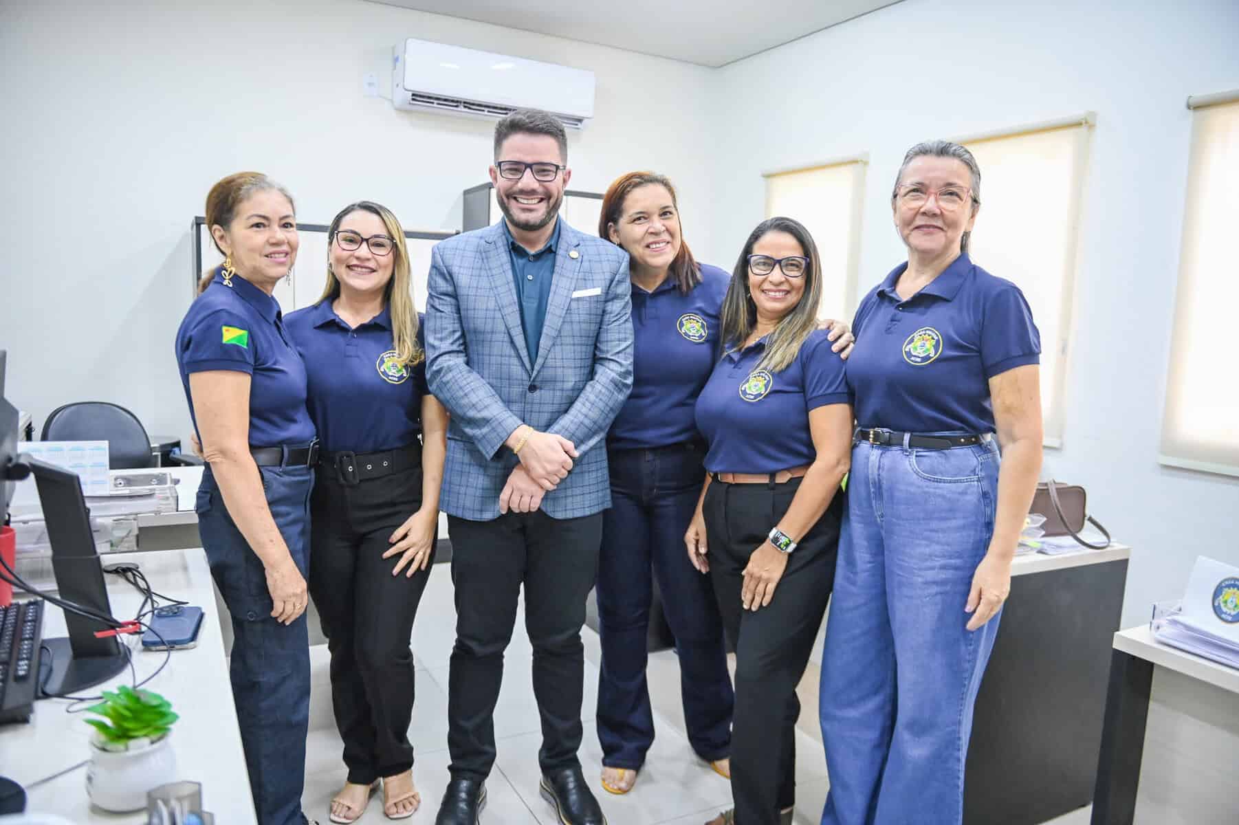Governador Gladson Cameli visita novas instalações da Casa Militar em Rio Branco