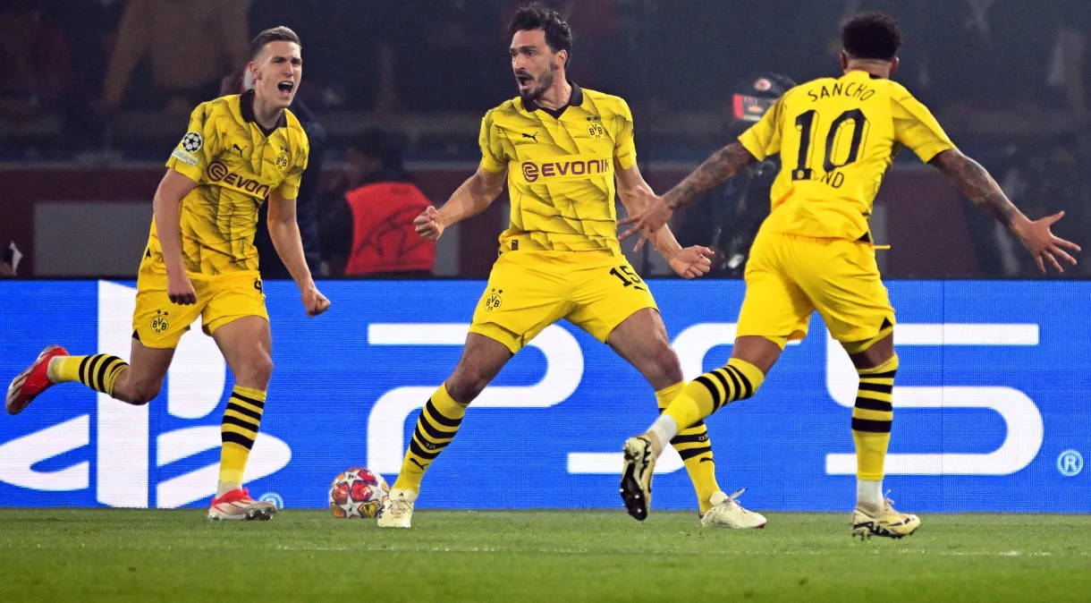 Azarão, Borussia Dortmund deixa PSG pelo caminho e volta à final da Champions League