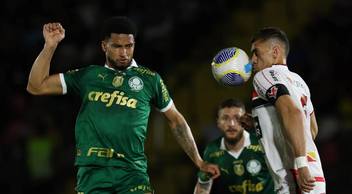 Palmeiras joga mal, mas segura Botafogo-SP e se classifica na Copa do Brasil