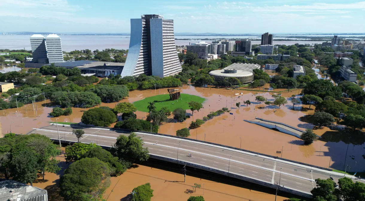 RS aumenta alerta com risco de, em 4 dias, chover o dobro do esperado para o mês