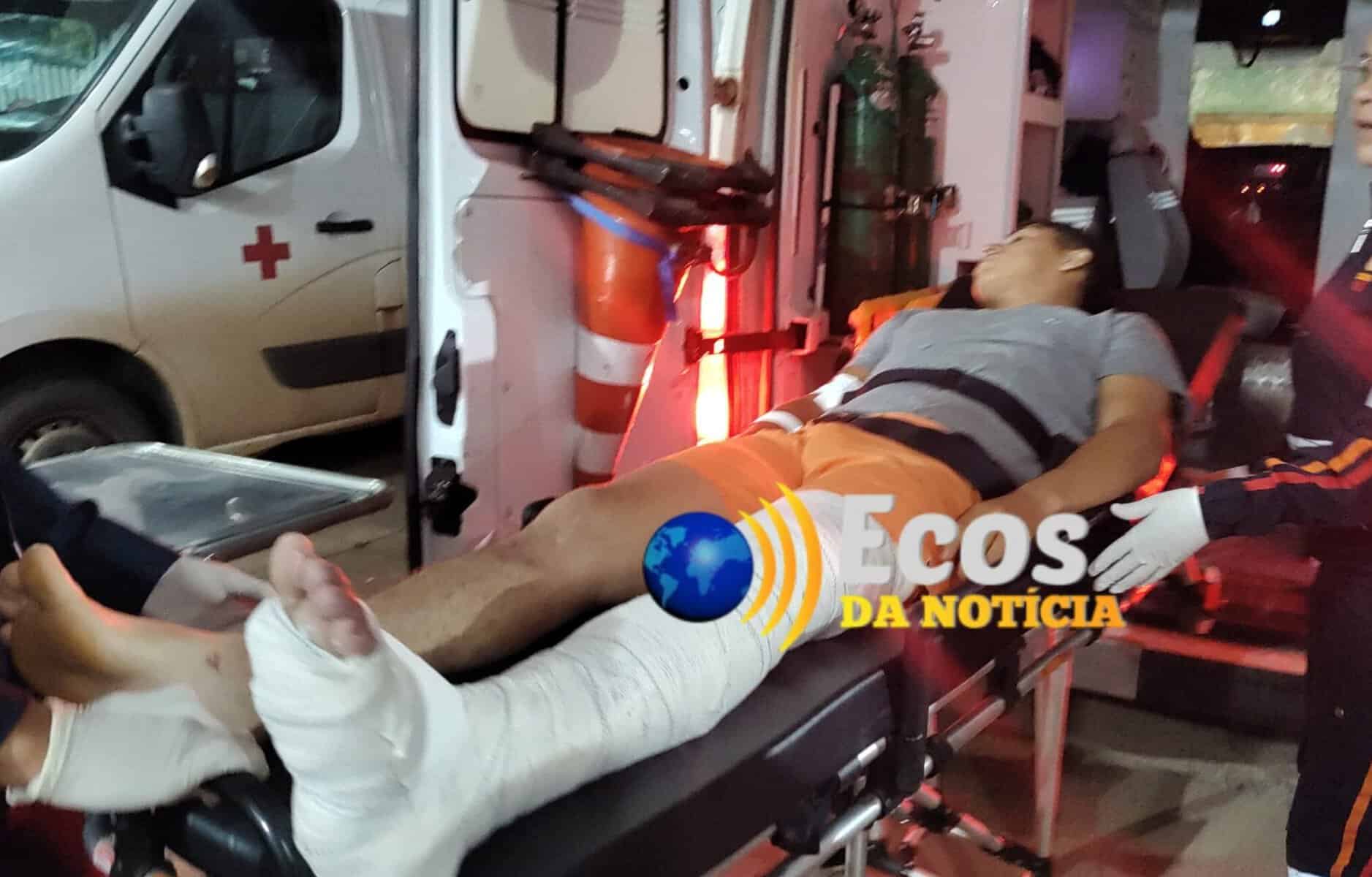 Em Epitaciolândia, colisão entre carro e moto deixa dois feridos