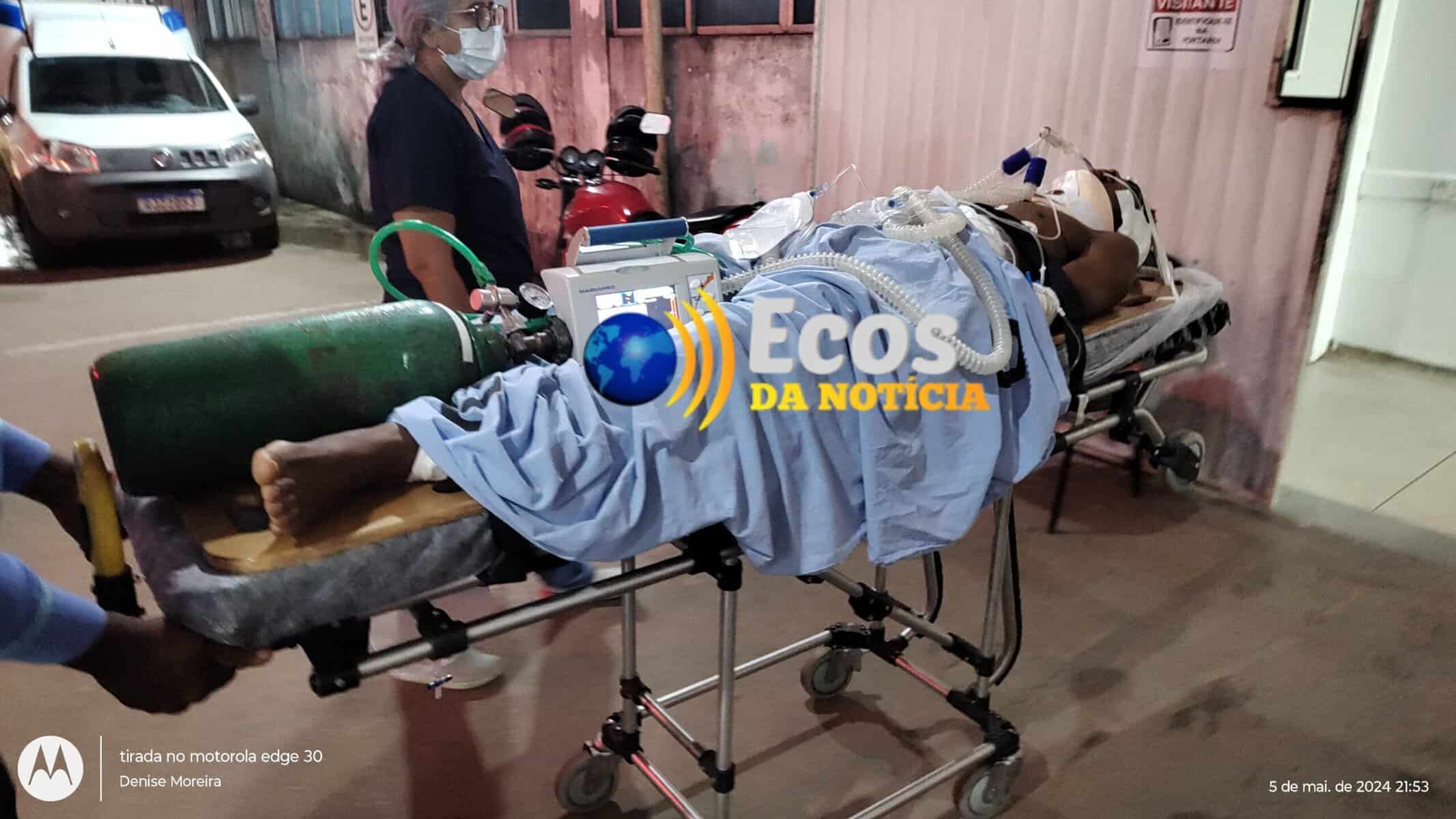 Após 3 dias internado, jovem que sofreu acidente de moto na região da Vila Curuqueté morre no Pronto-Socorro