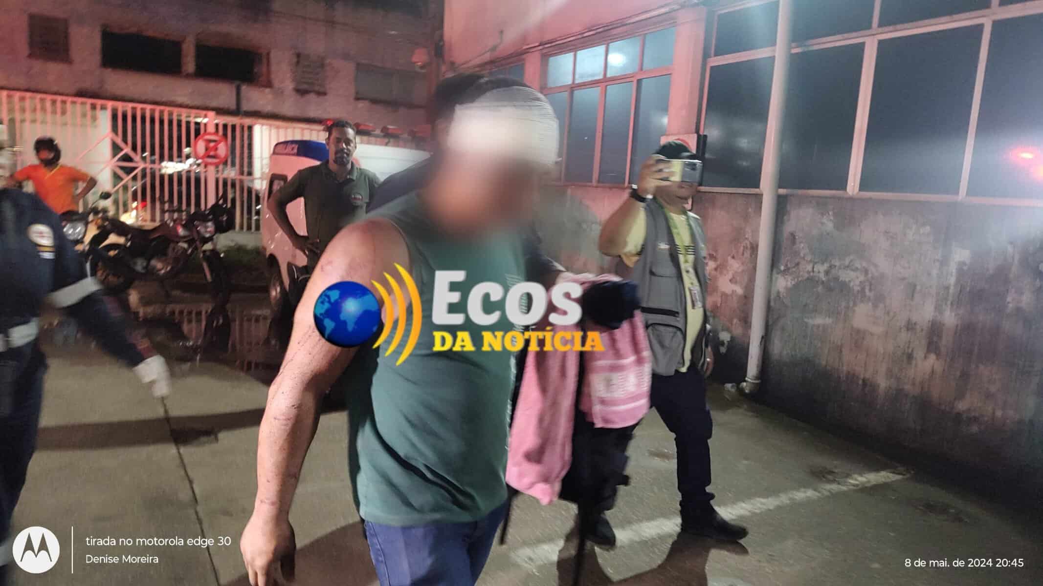 Homem é ferido a golpes de terçado por membros de facção e vai parar no PS de Rio Branco