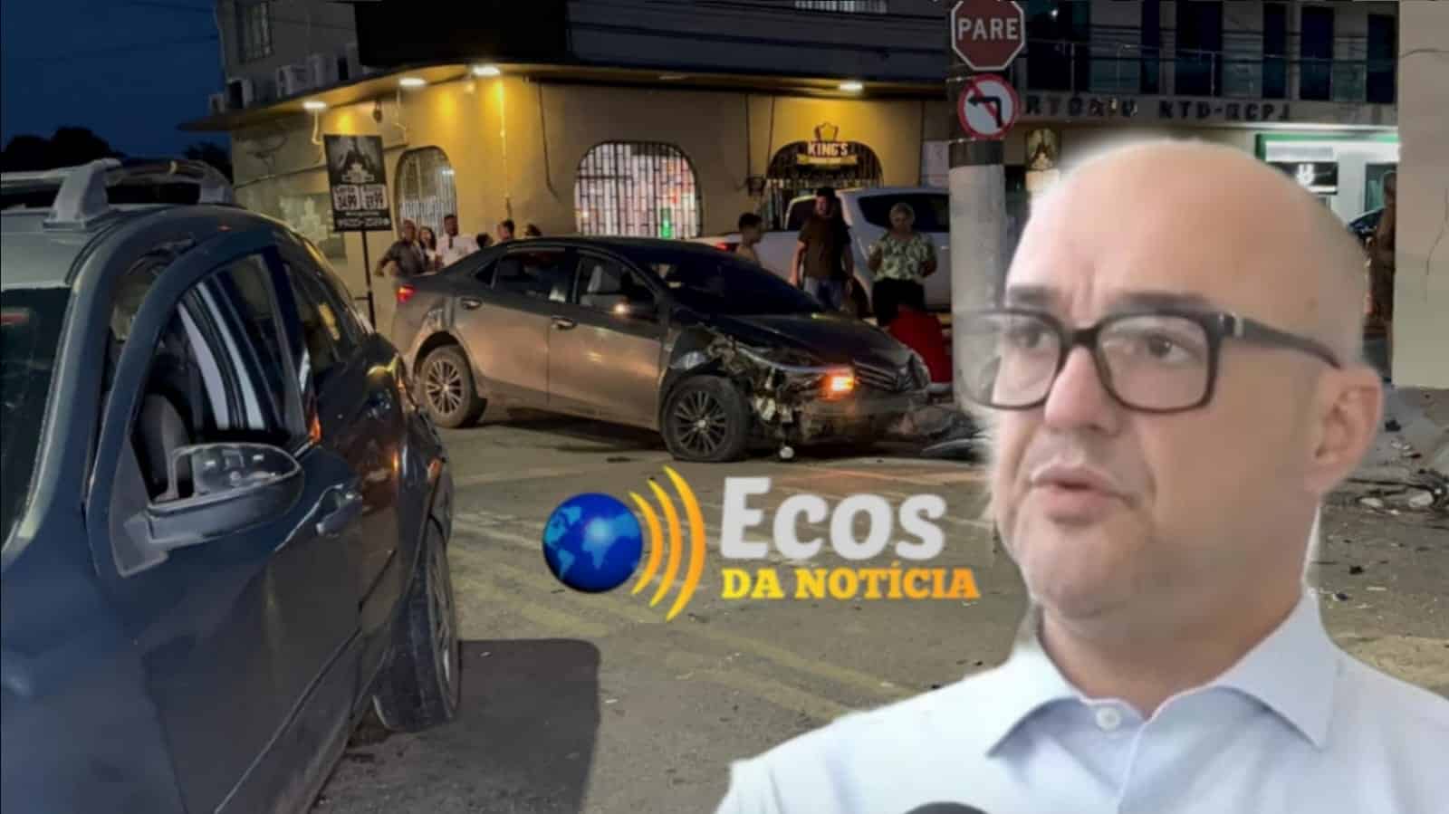 Advogado Criminalista Romano Gouveia sofre infarto, se envolve em grave acidente no trajeto ao Pronto-Socorro