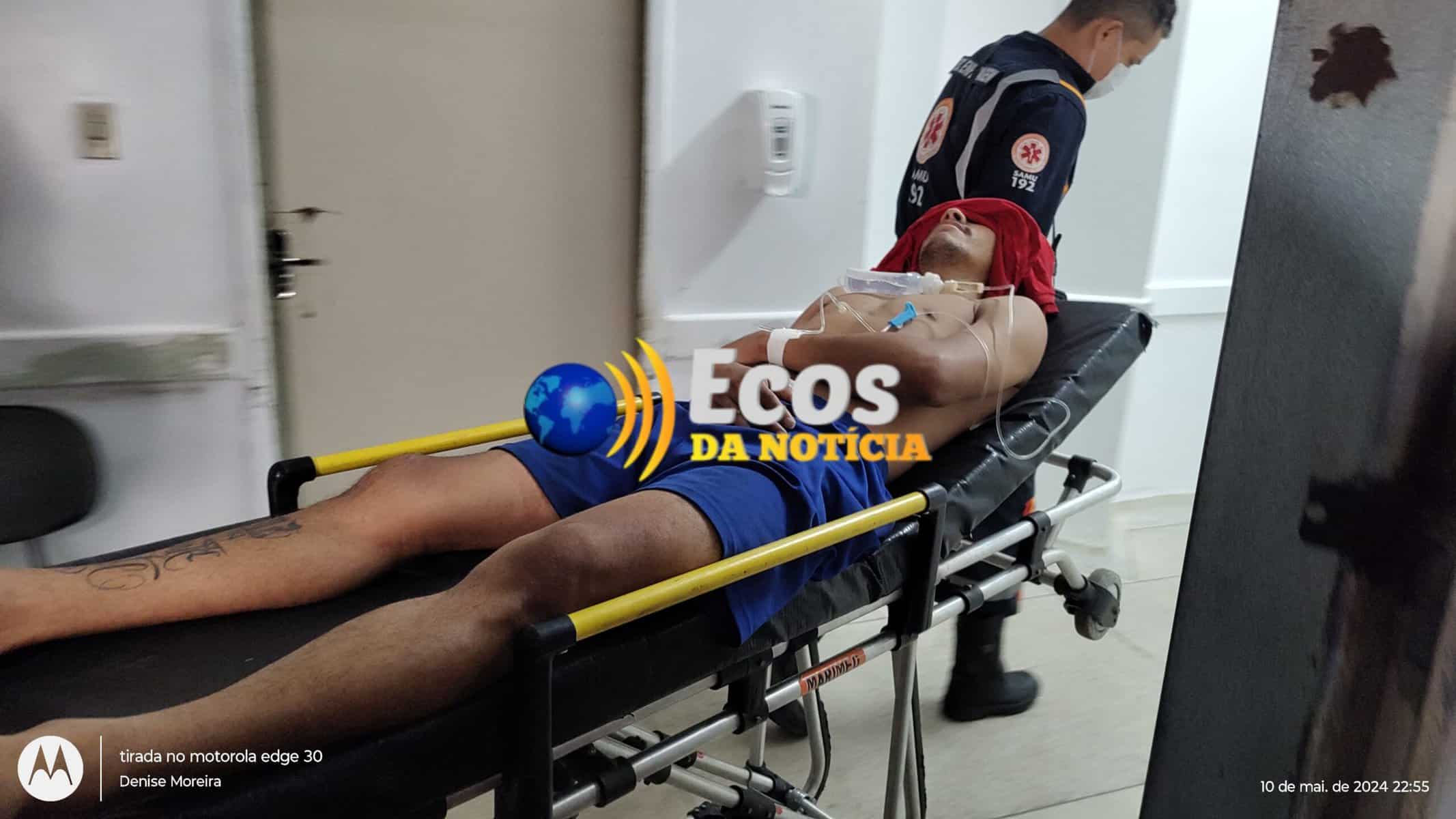 Homem é agredido de ripa na cabeça por ex de sua prima