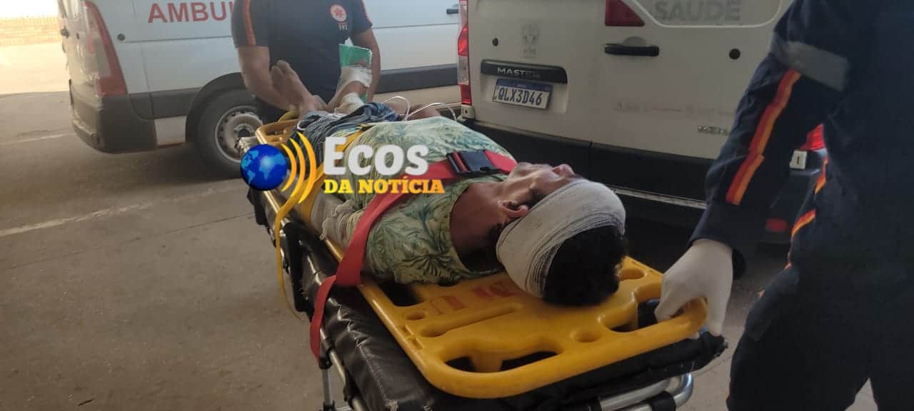 Homem recebe “disciplina” no bairro Vitória em Rio Branco