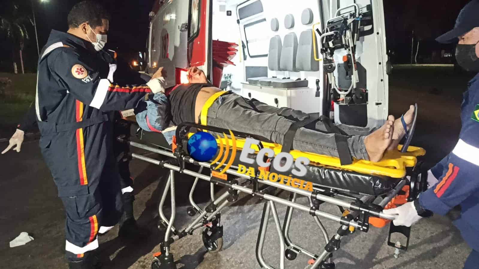 Colisão entre moto e carro deixa Policial Penal gravemente ferido em Rio Branco