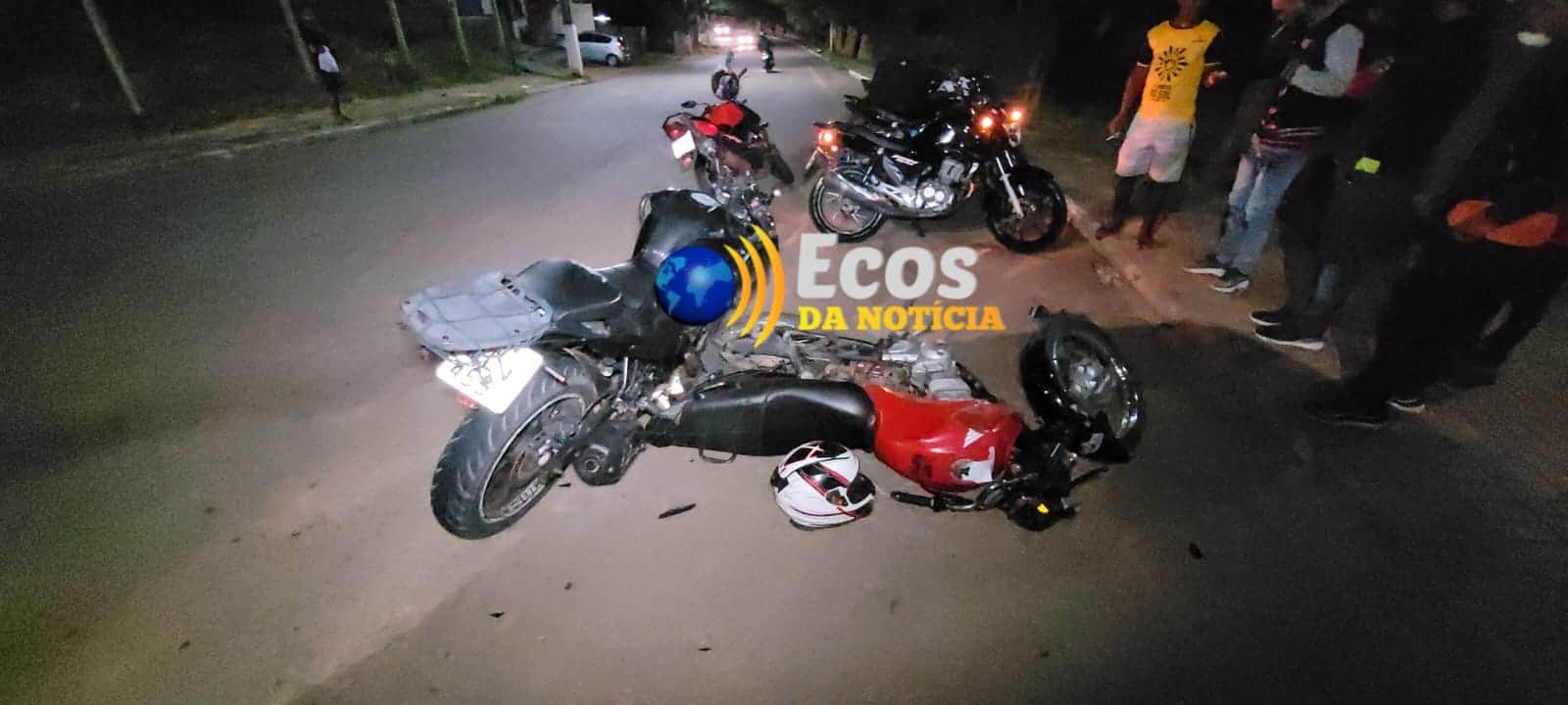 Entregador de aplicativo fica ferido após colisão entre motocicletas no bairro Placas , em Rio Branco