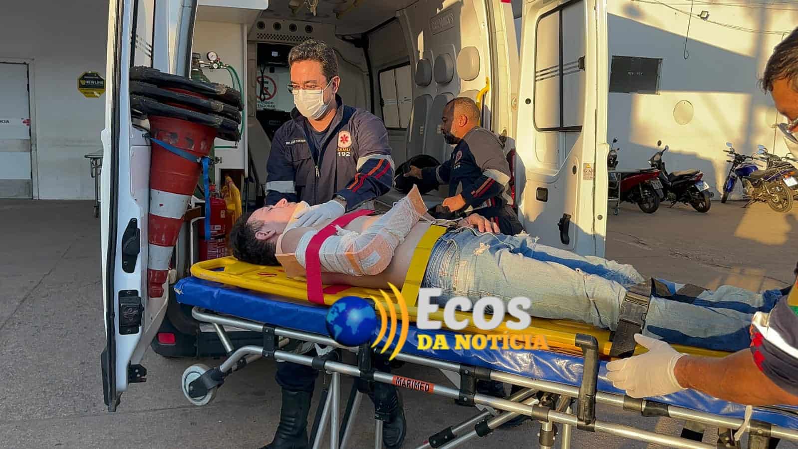 Colisão entre motocicletas deixa dois feridos com fraturas em Rio Branco