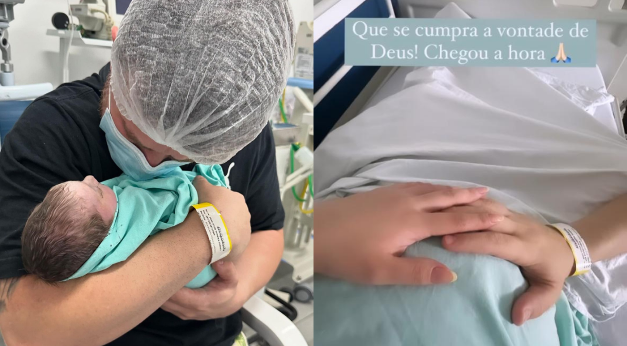 Conrado e esposa anunciam morte do filho após o parto: “Jamais será esquecido”