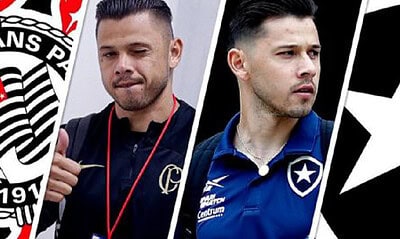Os irmãos Ángel e Óscar Romero se enfrentarão pela primeira vez em Corinthians x Botafogo Rodrigo Coca/Ag.Corinthians | Vítor Silva/BFR