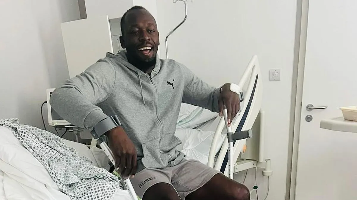 Usain Bolt passa por cirurgia após sofrer grave lesão em partida de futebol beneficente