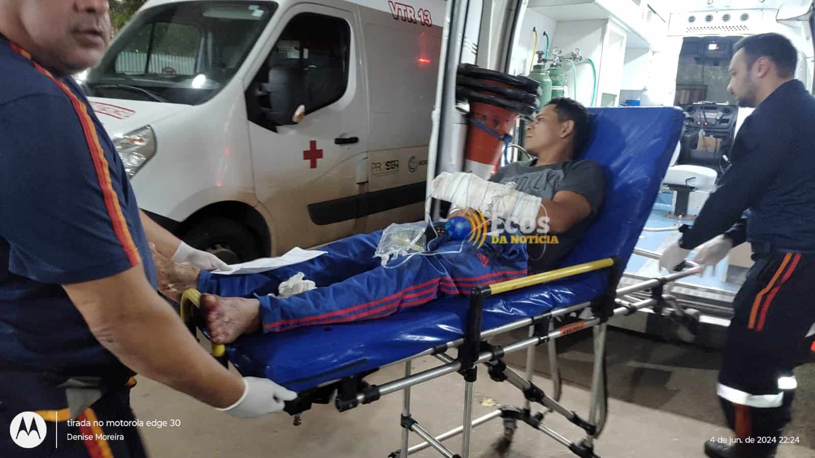 Homem é ferido por arma branca ao tentar reatar com ex-mulher