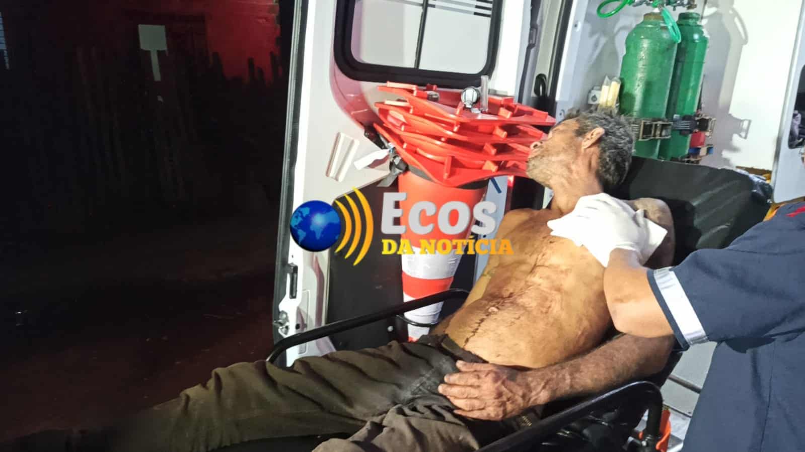 Dependente químico é ferido com facada no peito no bairro João Paulo II na Capital