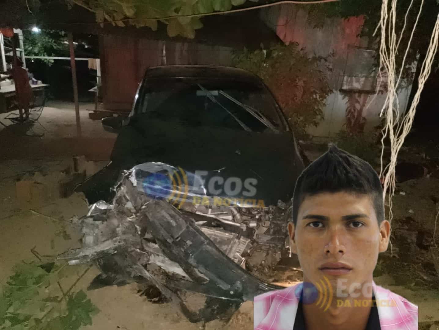 Motorista perde o controle da direção em curva, capota carro e morre na Estrada de Porto Acre