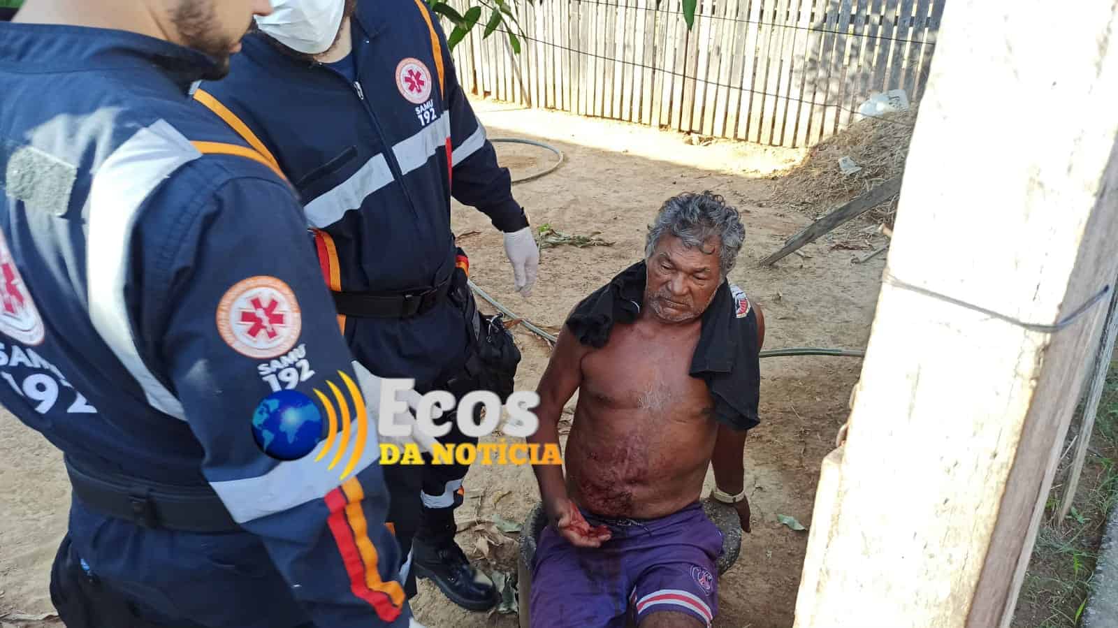 Após passar a noite bebendo e discutindo com a esposa, marido pede beijo e recebe facada