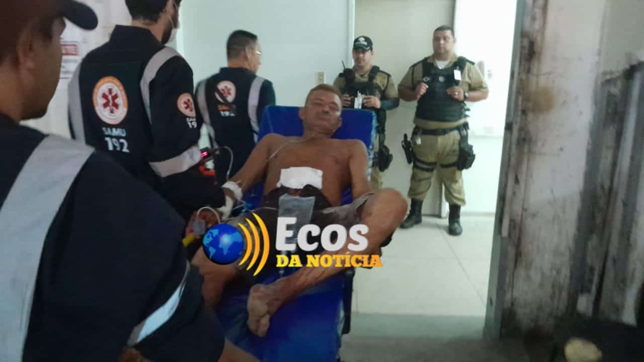 Homem é abordado por criminosos em via pública e ferido a golpes de faca no bairro Taquari