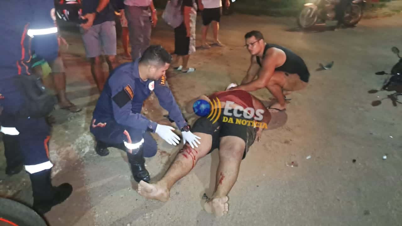 Colisão entre motocicletas deixa um ferido em Rio Branco