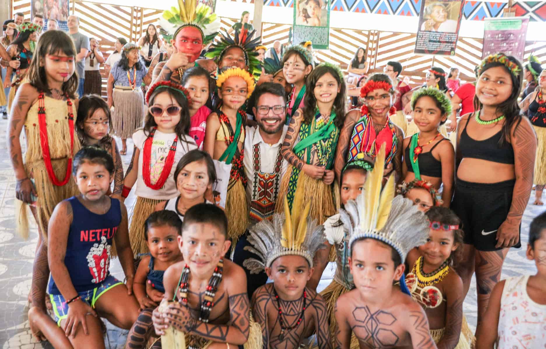 Gladson Cameli prestigia Festival Puyanawa e destaca importância de valorizar a cultura indígena